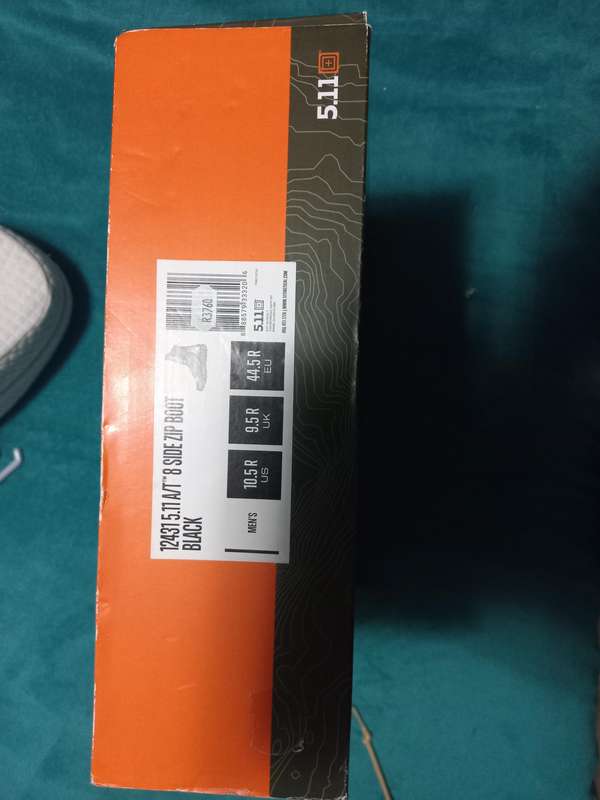 5.11 A/T 8 Side Zip Boot 9.5 uk