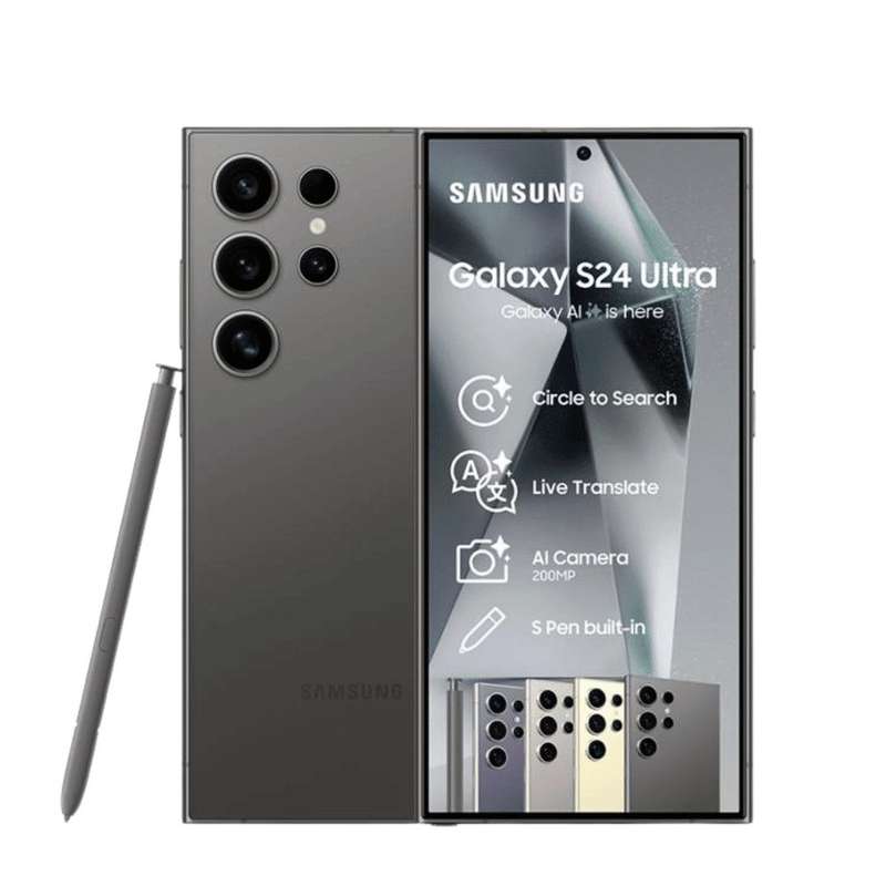 SAMSUNG GALAXY S24 ULTRA 256GB DUAL SIM I TITANIUM BLACK