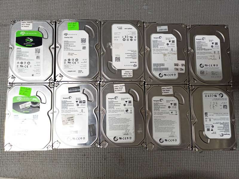HARDRIVE BUNDLE 10 x 3,5"  - pre-owned refurbished units