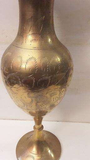 Tall 30 cm Brass Vase