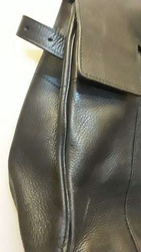 Black Mulberry Genuine Leather Handbag 36 cm x 30 cm
