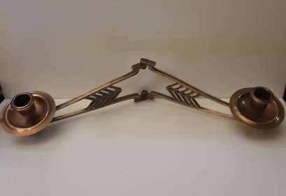 Copper Wall , Adjustable Candlestick Holder