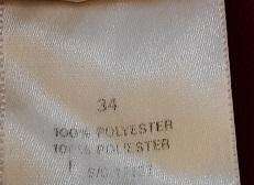 Red Straight Leg Polyester Pants Size 34