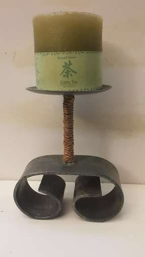 Metal Stand and candle