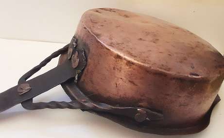 Antique Copper  Pan  for Decor