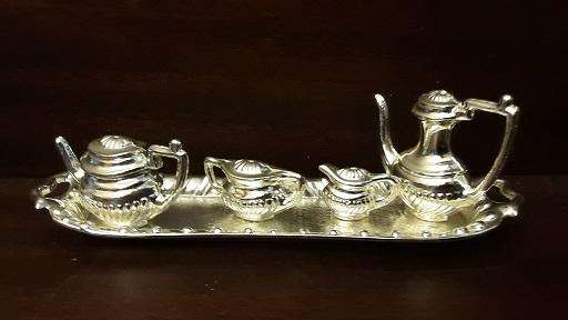 Miniture Metal Tea / coffee set  ornamental