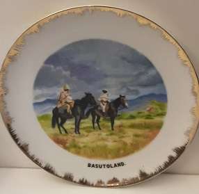 Basutoland  decor  collectable Plate 20 cm
