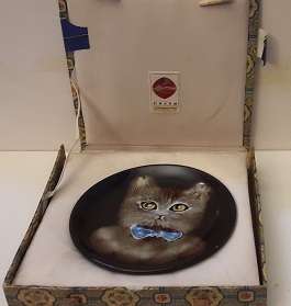 Oriental Cat Plate 15 cm