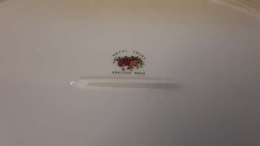 Royal China English Rose Oval Platter Plate 35 cm x 26 cm
