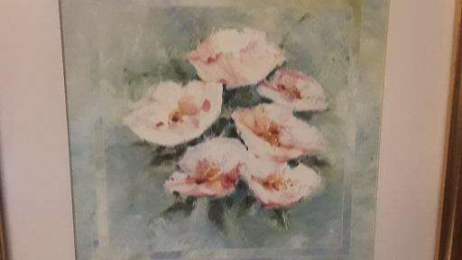 Framed Picture Flowers 36 cm