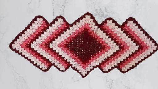 Crochet  cloth 60 cm x 25 cm