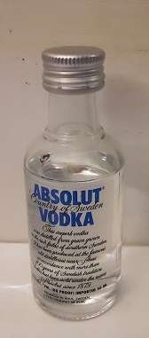 Mini liquor bottle - Absolut Vodka
