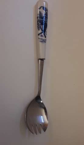 Windmill Holland blue and white Spoon