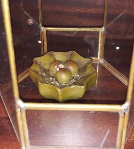 Dome Glass Candle Holder 23 cm x 12 xm