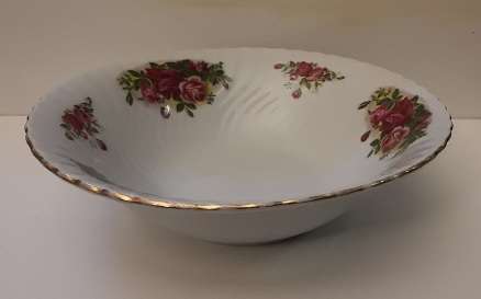 Royal China English Rose Bowl 22 cm x 6.5 cm