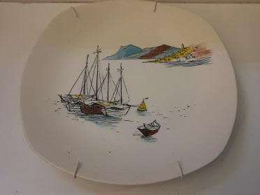 Staffordshire England  Plate 22 cm