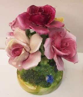 Stafforshire England Porcelain  Flowers  11 cm