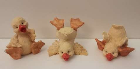 Set of Three Bird Ornaments