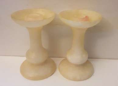 Pair of Candle Holder Stands 14 cm