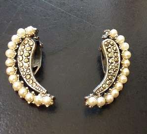 Clip on Margazite Earrings