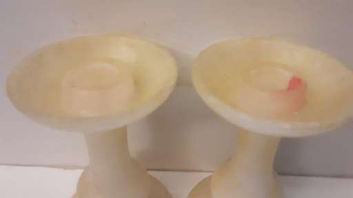 Pair of Candle Holder Stands 14 cm
