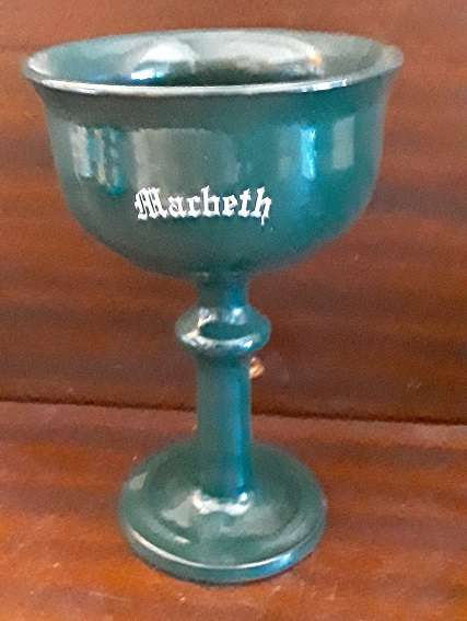 Green Macbeth Goblet cup USA