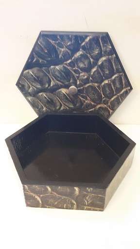 Wooden Jewellery  / Storage Box  21 x 6 cm