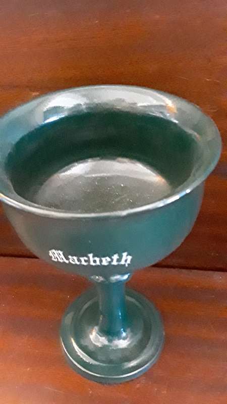 Green Macbeth Goblet cup USA