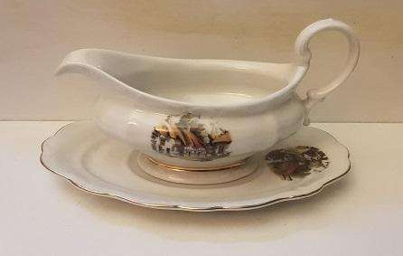 Constantia Gravy Boat Jug and Plate