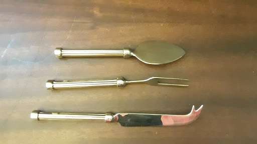 Silver Plated Cheese Serving Cutting Set