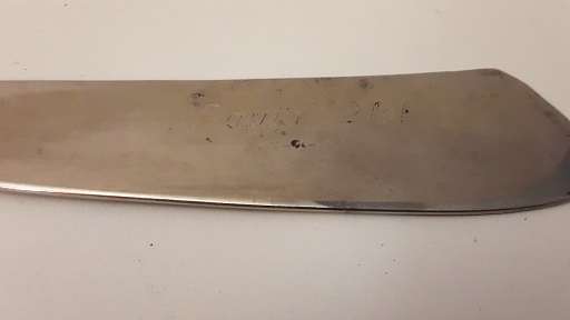 Cutlery  : Gold Plated Fork and Knife Serving Set 23 cm