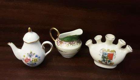 Small Argyle jug , Spode ,  small Teapot and Calenia  holder