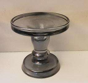 Solid Glass Stand / Candle Holder 12 x 12 cm