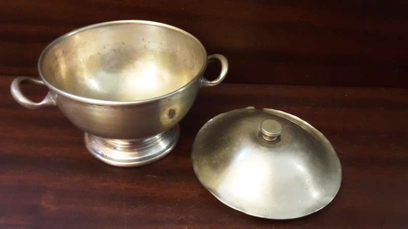 Vintage Sugar Basin Lidded