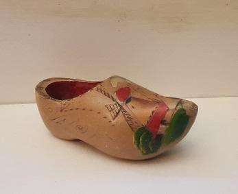 Wooden Holland Ornamental  Shoe Glog  15 cm x 7 cm