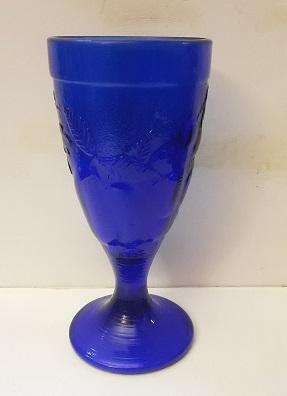 Cobalt blue Solid Studio Glass France Vase