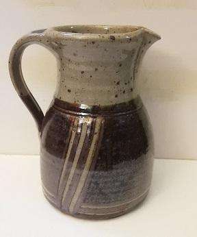 Pottery Pitcher Jug 17 cm x 10 cm
