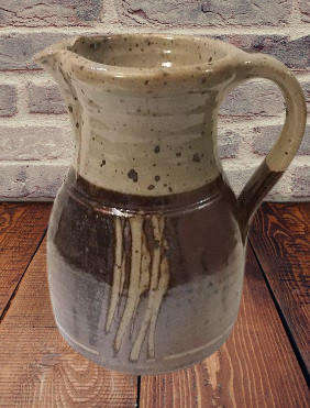 Pottery Pitcher Jug 17 cm x 10 cm