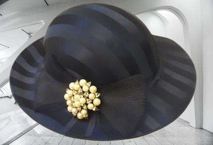 Women's   Hat - Dark Blue 18 x 16 cm