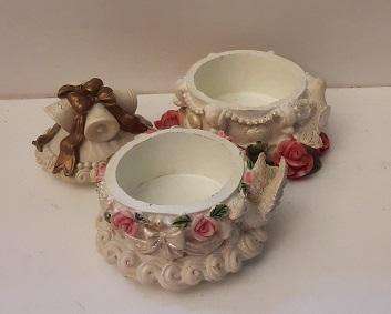 Two Tier Trinket Box 10 cm