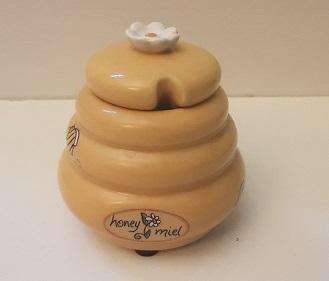 Honey Miel Honey Pot Jar 8 x 8 cm