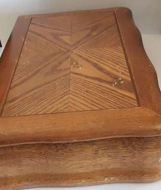 Wooden Jewellery Box  30 cm x 18 cm x 7 cm