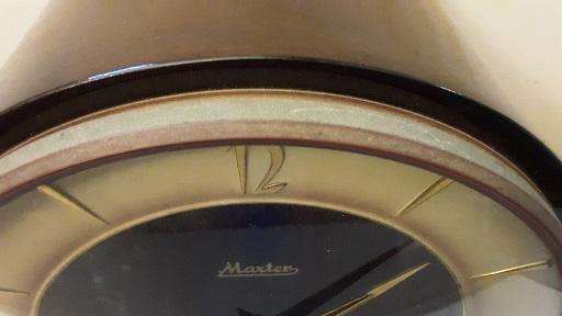 Maxter Germany Wind-up Mantel Clock in working order with Key