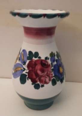 Keramik Austria floral Vase  12cm