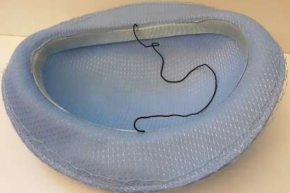Women's   Hat - Blue 20 x 14 cm