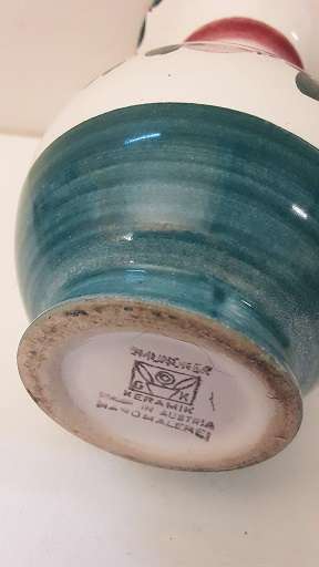 Keramik Austria floral Vase  12cm