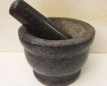 Granite Pestle and Mortar 10 x 14 cm