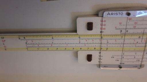 Aristo  vintage Slide ruler in original box