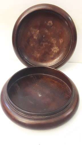 Hand Crafted Solid Wood Trinket box 15 cm x 5 cm