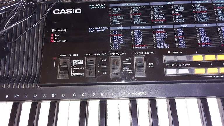 Casio Keyboard Tone Bank MA-201 Stereo